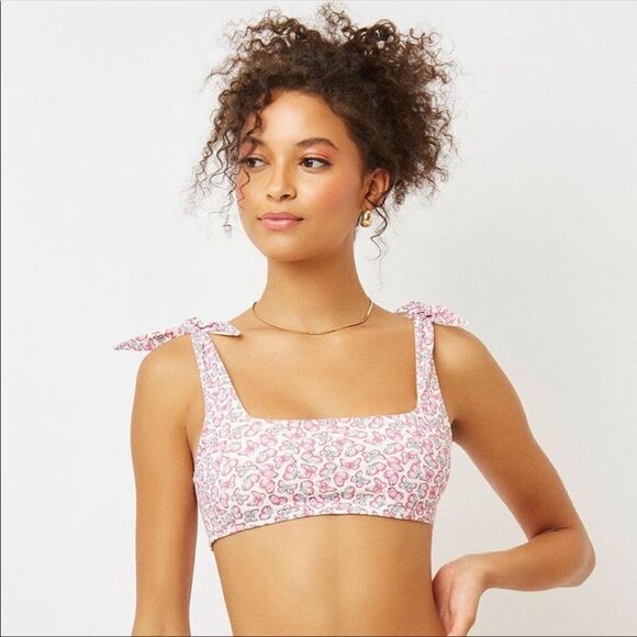 Frankie’s Bikinis Papillon Modest Kendall Top ONLY - Picture 1 of 10